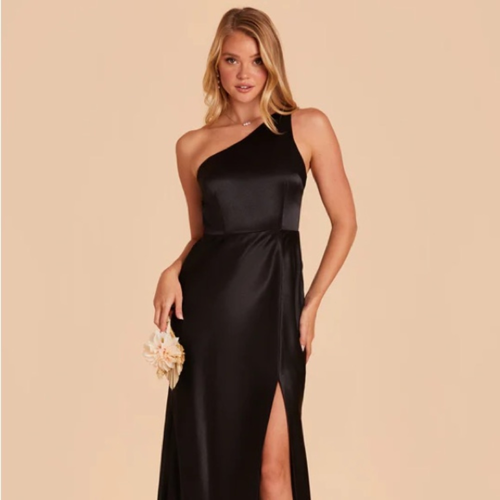 Birdy Grey Bridesmaid Dress Kira Black Satin